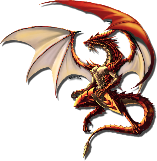 dragon red
